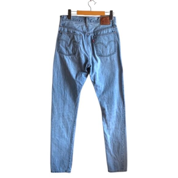 Levi’s 501 Skinny Light Blue Denim Jeans 27 - Picture 8 of 13